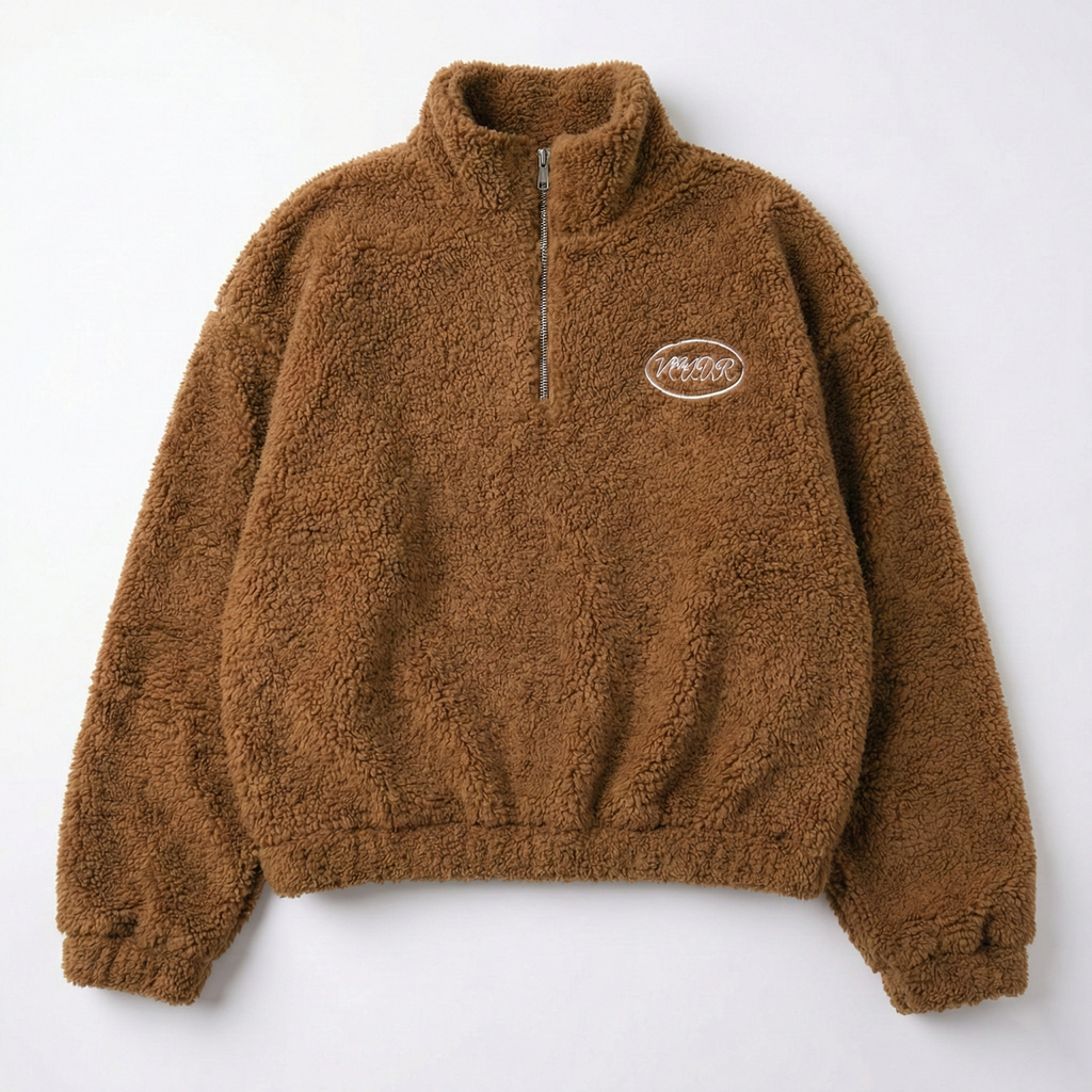 Sherpa Fleece Half-Zip Pullover