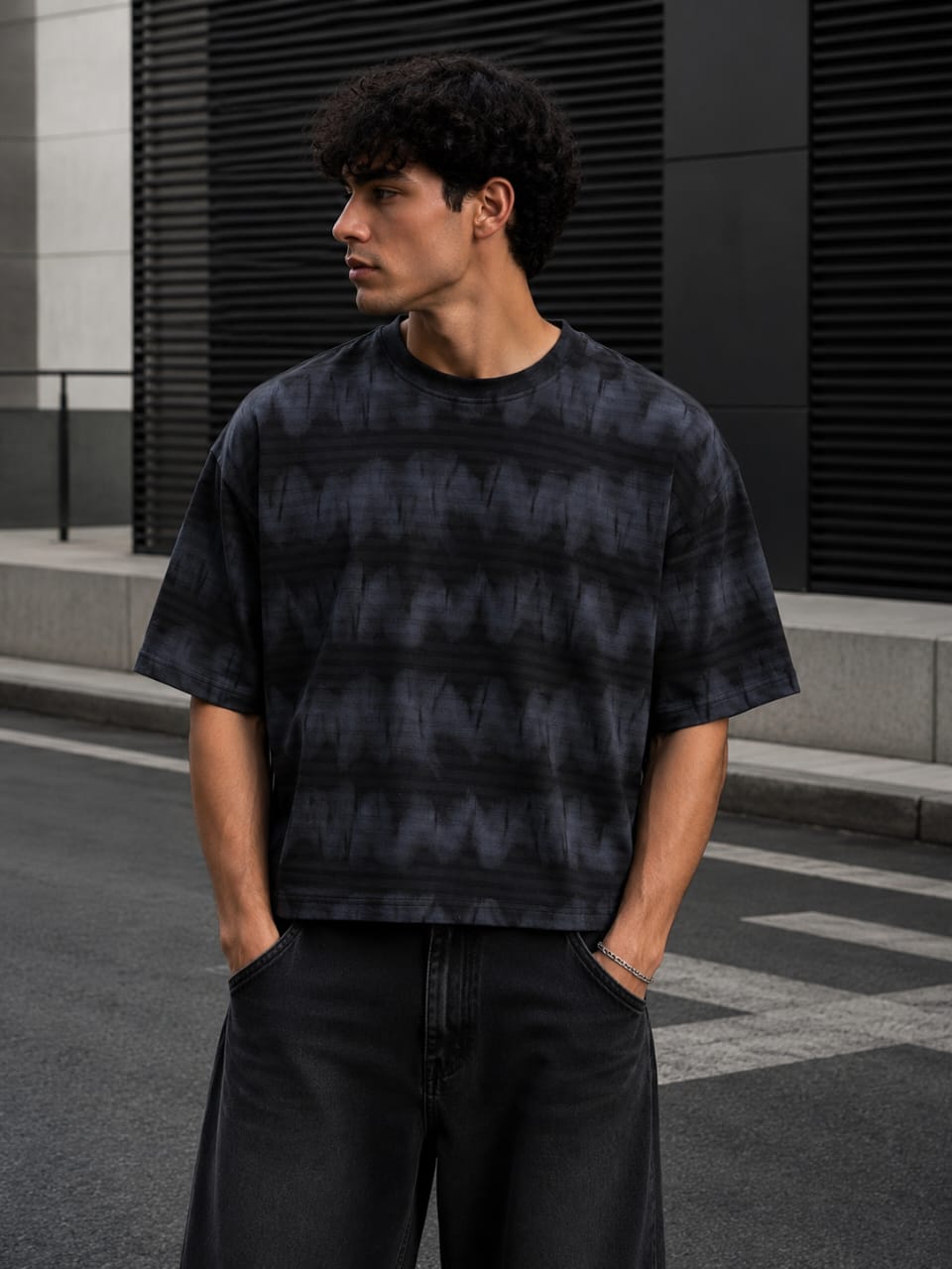 Desert Wave Boxfit Tee