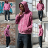 VibeCore Hoodie - Pink - Image 3