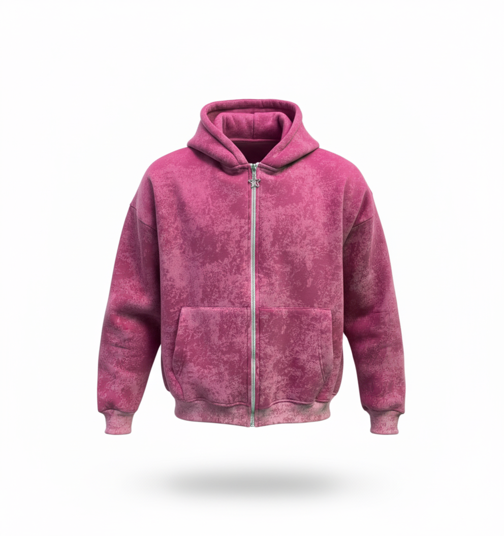 VibeCore Hoodie - Pink